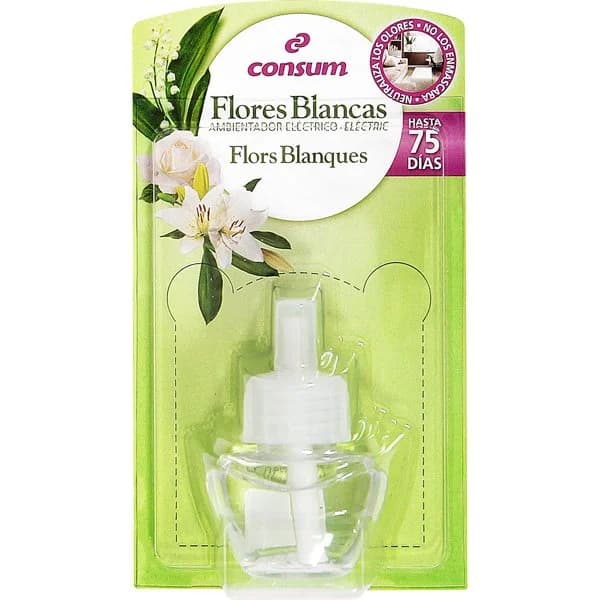 Recambio Ambientador Eléctrico Flores Blancas - 1 ud - Imagen del producto en Findit