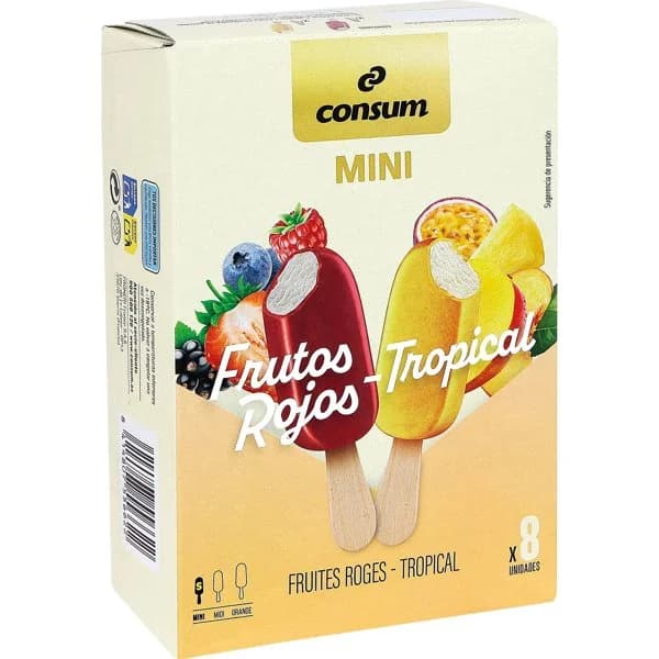 Mini Bombón Fruto Rojos  Tropical  x8 - 0.3 kg - Imagen del producto en Findit