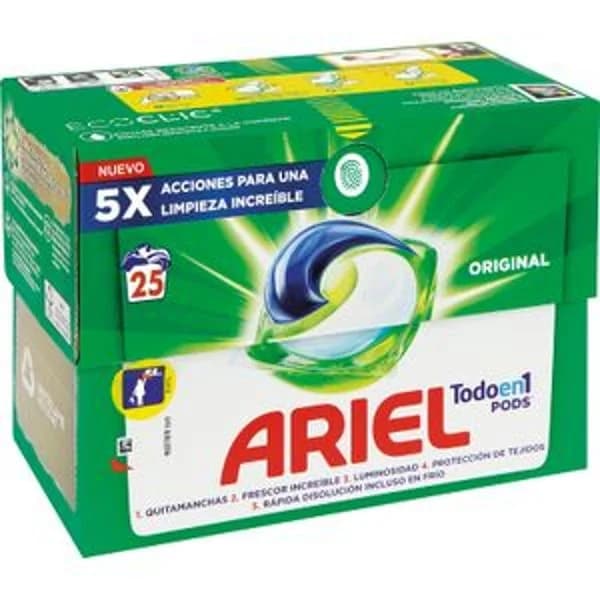 Detergente Cápsulas Original - 25 ud - Imagen del producto en Findit
