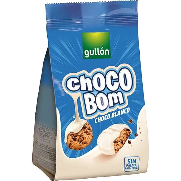 Galleta Choco Bom Bañada Choco Blanco - 0.1 kg - Imagen del producto en Findit