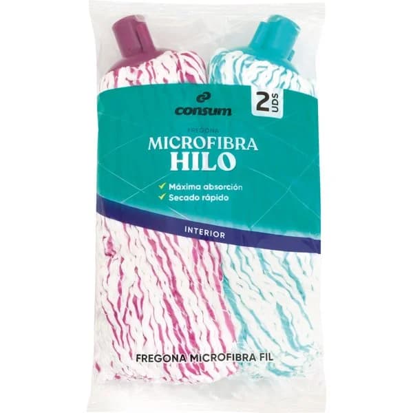 Fregona Microfibra Hilo - 2 ud - Imagen del producto en Findit