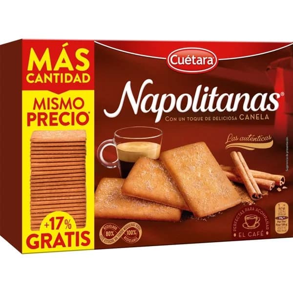 Galletas Napolitana Con Canela - 0.5 ud - Imagen del producto en Findit