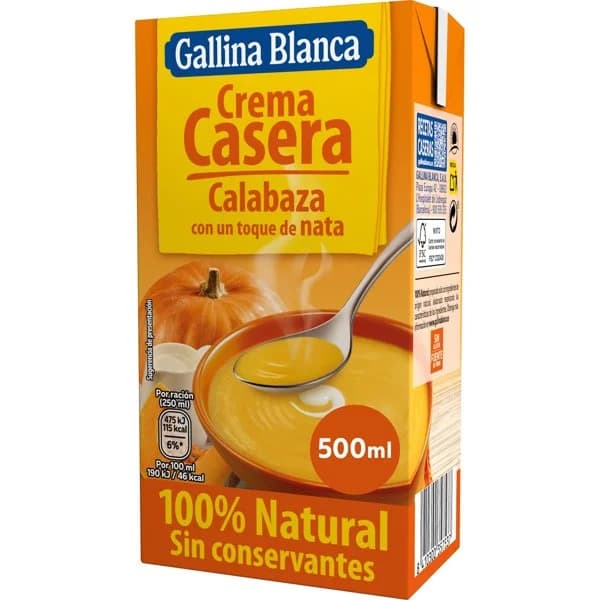 Crema de Calabaza - 0.5 l - Imagen del producto en Findit