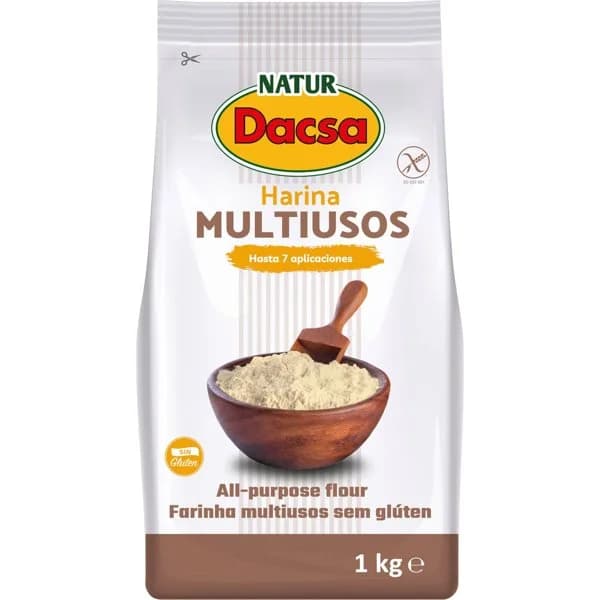 Harina Multiusos Sin Gluten Natur Dacsa - 1 kg - Imagen del producto en Findit