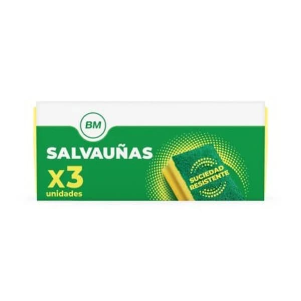 Estropajo salvauñas 3 unidades - 1 ud - Imagen del producto en Findit