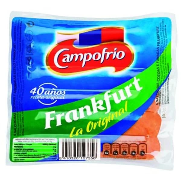 Salchicha 6 unidades 140 g - 0.56 kg - Imagen del producto en Findit