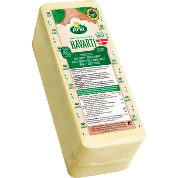 Queso Havarti Barra - 1 kg - Imagen del producto en Findit