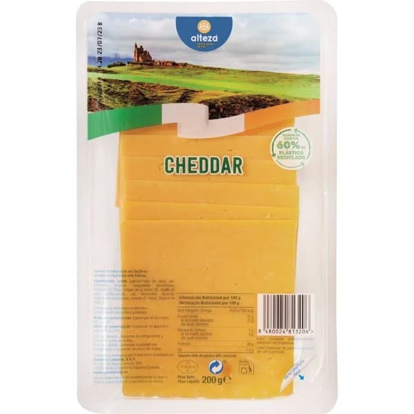 Queso Cheddar Lonchas - 0.2 kg - Imagen del producto en Findit