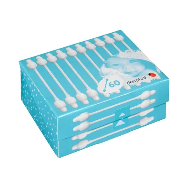 Bastoncillos algodón para bebés Deliplus - 58.33 ud - Imagen del producto en Findit