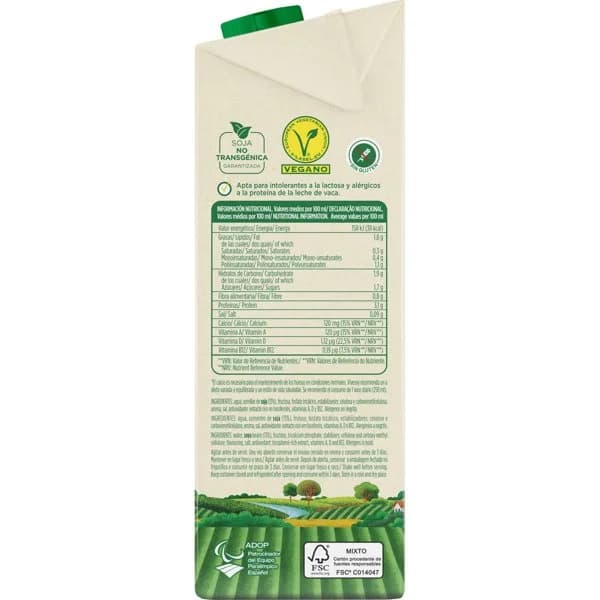 Bebida Soja - 1 l - Imagen del producto en Findit