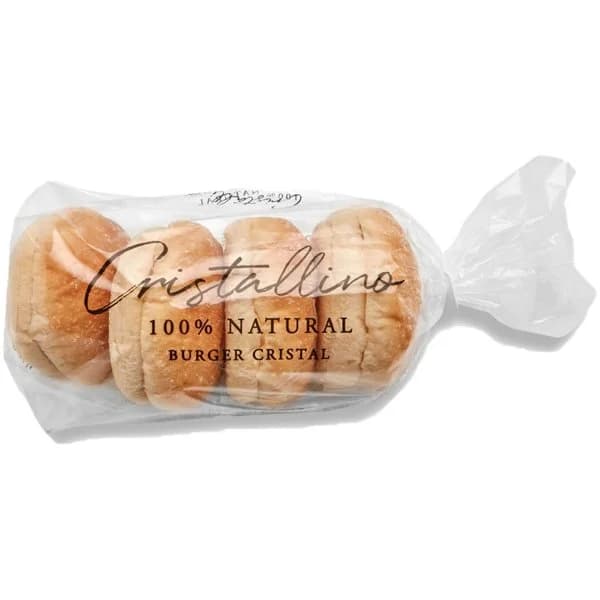 Pan Burger Cristal 4U - 0.22 kg - Imagen del producto en Findit