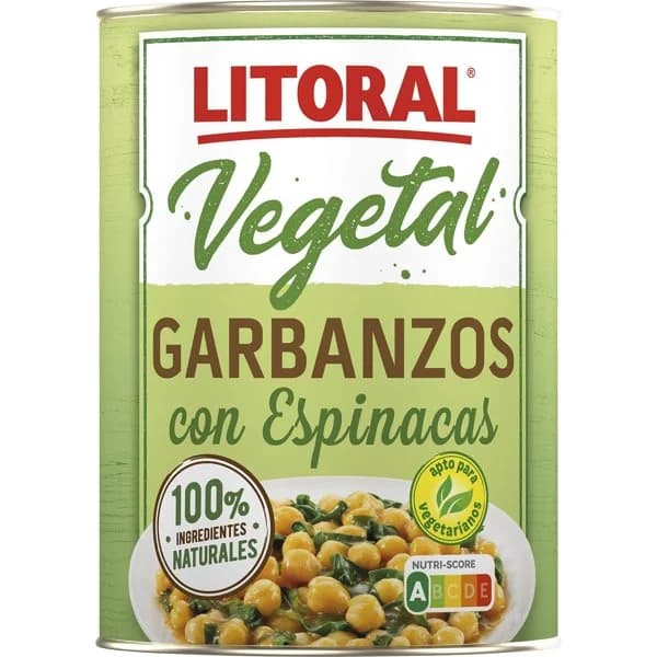 Garbanzos con Espinacas - 0.42 ud - Imagen del producto en Findit