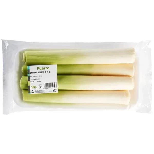 Puerro, bandeja 500 g - 0.5 kg - Imagen del producto en Findit