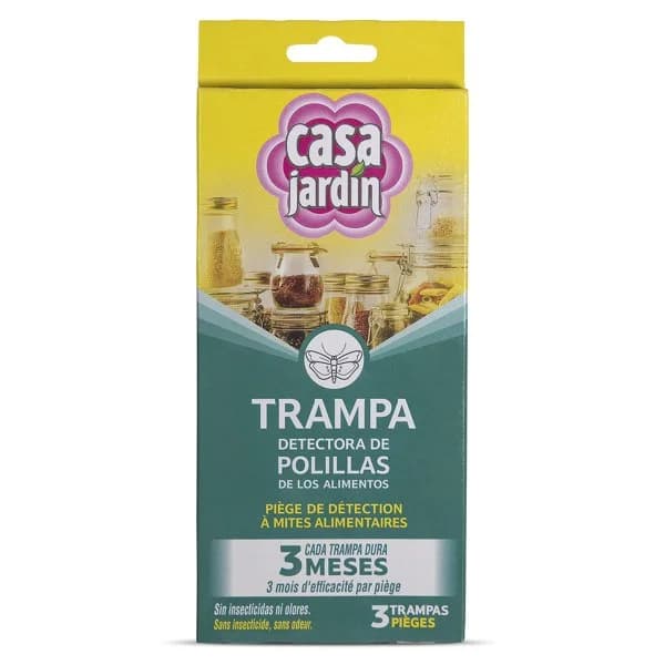 Trampa detectora de polillas de alimentos Casa Jardín caja 2 unidades - 4.6 ud - Imagen del producto en Findit