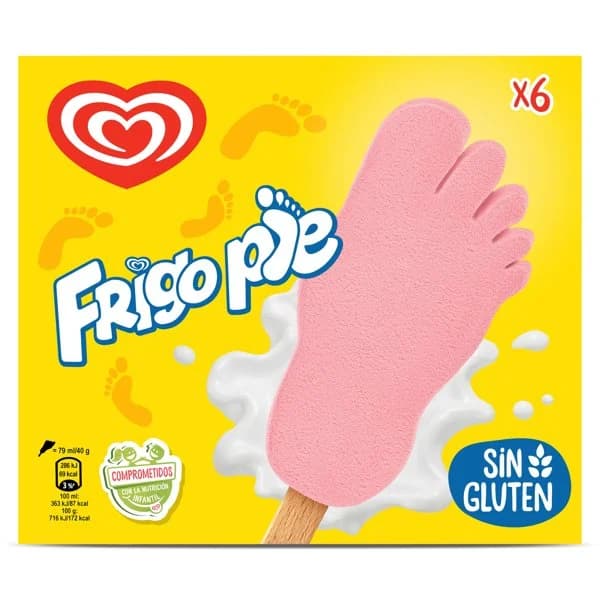 Helado frigopie 6 unidades Frigo caja 240 g - 0.24 ud - Imagen del producto en Findit