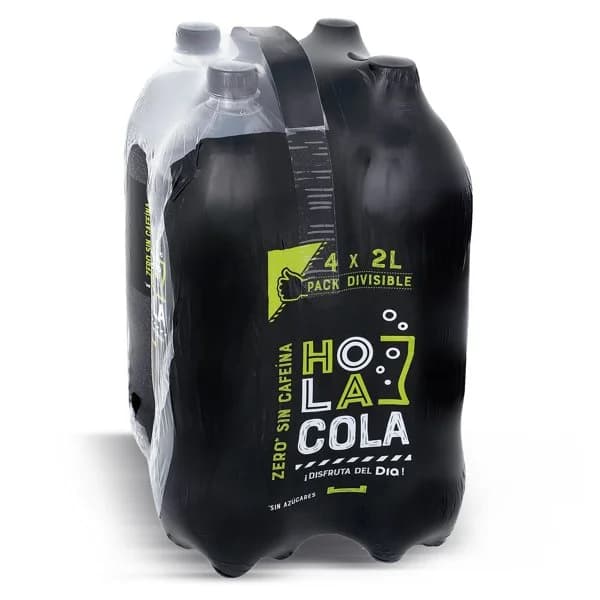 Refresco de cola zero sin cafeína Hola Cola de Dia botella 4 x 2 l - 7.9 l - Imagen del producto en Findit
