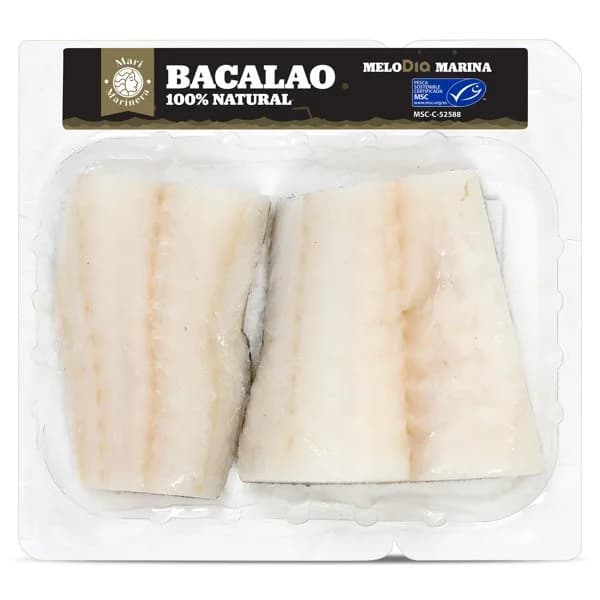 Filete de bacalao 100% natural MSC Mari Marinera de Dia bolsa 300 g - 1 ud - Imagen del producto en Findit