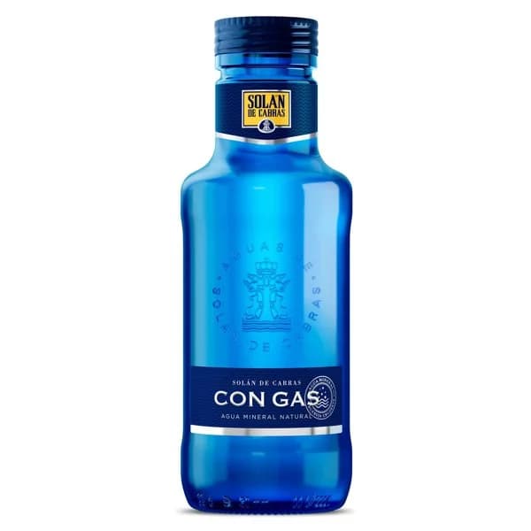 Agua con gas Solán de Cabras botella 33 cl - 1 ud - Imagen del producto en Findit