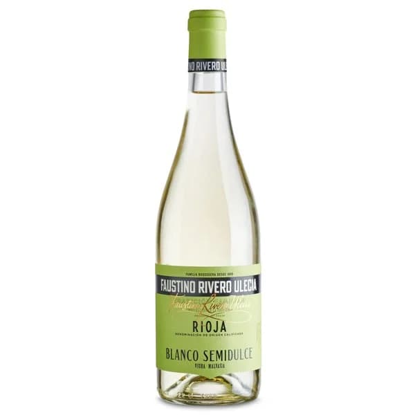 Vino blanco semidulce D.O. Rioja Faustino Rivero botella 75 cl - 0.75 l - Imagen del producto en Findit