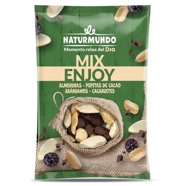 Mix de frutos secos enjoy Naturmundo de Dia bolsa 40 g - 0.04 kg - Imagen del producto en Findit