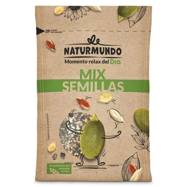 Mix semillas Naturmundo de Dia bolsa 200 g - 1 ud - Imagen del producto en Findit