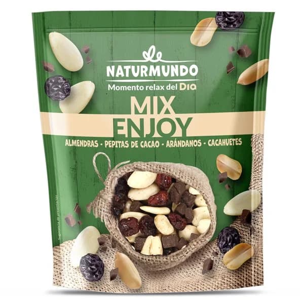 Mix de frutos secos enjoy Naturmundo de Dia bolsa 200 g - 0.2 kg - Imagen del producto en Findit