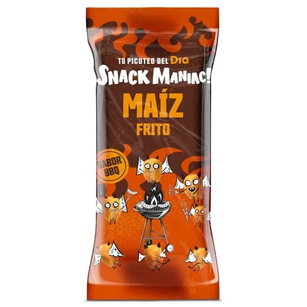 Maíz frito sabor barbacoa Snack Maniac de Dia bolsa 170 g - 0.17 kg - Imagen del producto en Findit
