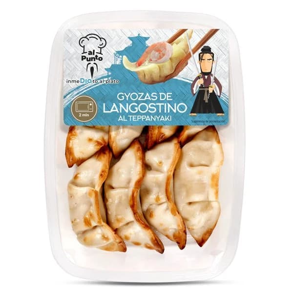 Gyozas de langostino al teppanyaki Al Punto Dia bandeja 140 g - 0.14 kg - Imagen del producto en Findit