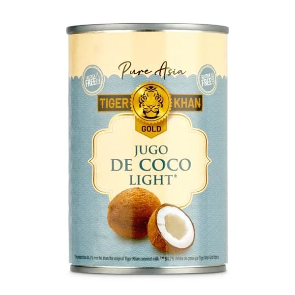 Jugo de coco bajo en grasa Tiger Khan lata 400 g - 0.4 kg - Imagen del producto en Findit