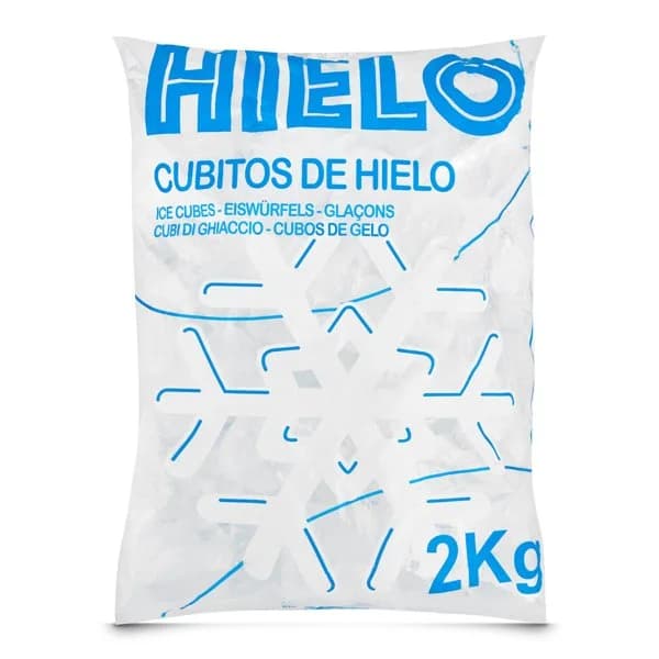 Hielo en cubitos bolsa 2 Kg - 1.98 kg - Imagen del producto en Findit
