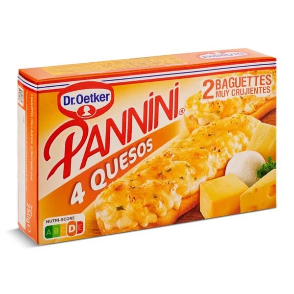 Pannini 4 quesos Dr. Oetker caja 250 g - 0.25 kg - Imagen del producto en Findit