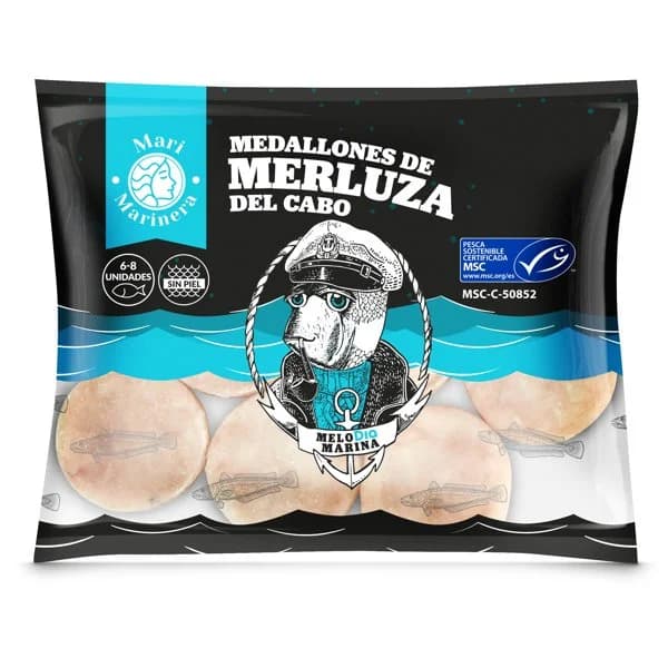 Medallones de merluza del cabo MSC Mari Marinera de Dia bolsa 475 g - 0.48 kg - Imagen del producto en Findit