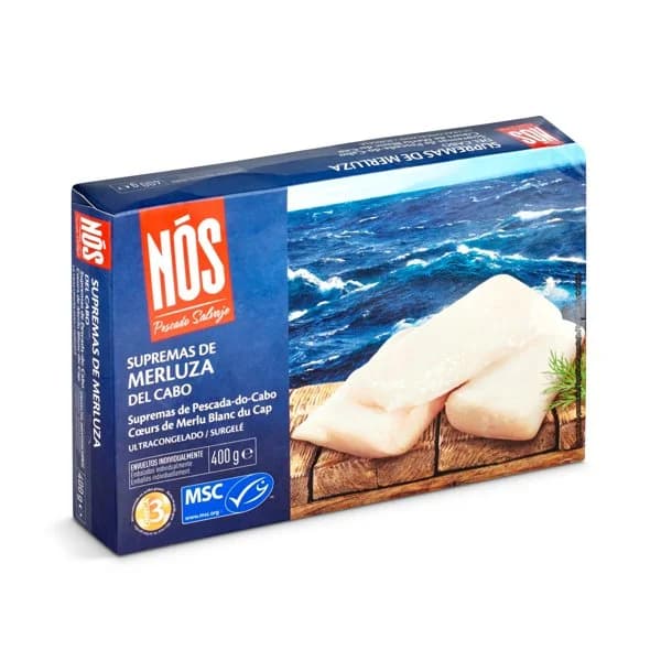Supremas de merluza MSC Nos caja 400 g - 1 ud - Imagen del producto en Findit