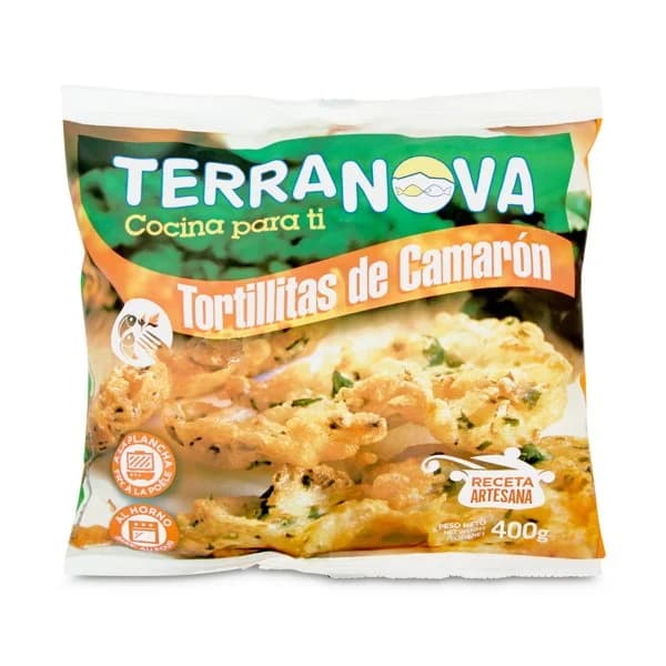 Tortillitas de camarón Terranova bolsa 400 g - 0.4 kg - Imagen del producto en Findit