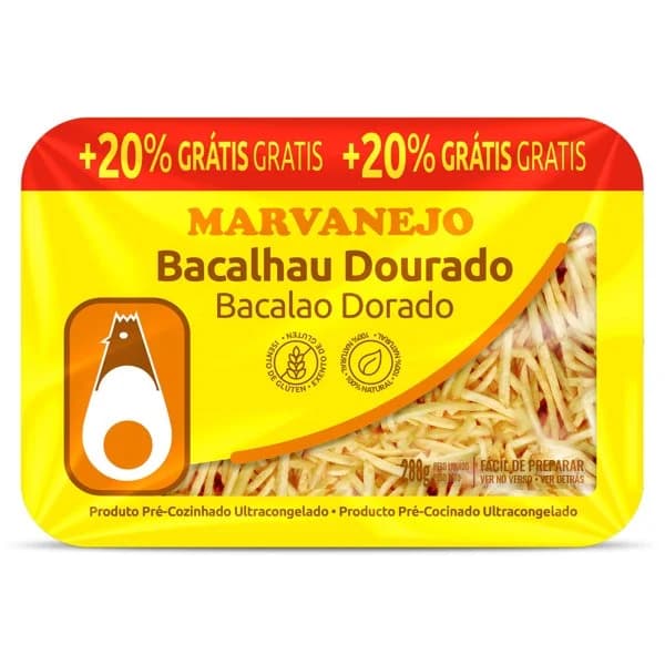 Bacalao dorado Marvanejo bandeja 240 g - 0.24 kg - Imagen del producto en Findit