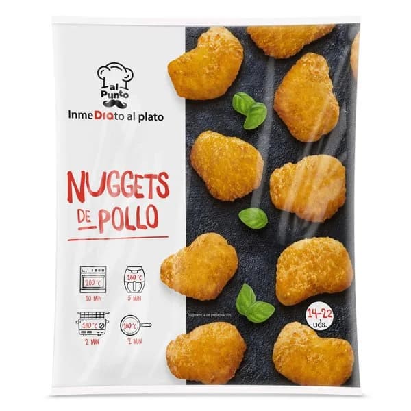 Nuggets de pollo Al Punto Dia bolsa 400 g - 1 ud - Imagen del producto en Findit