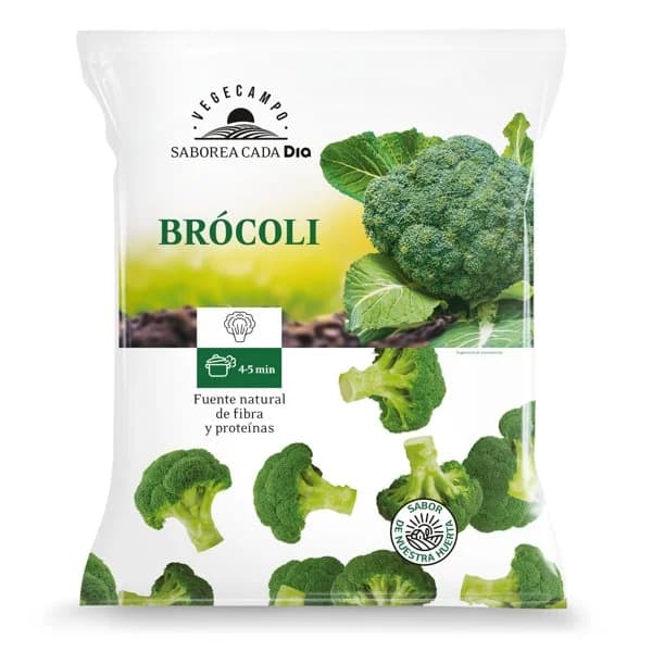 Brócoli Vegecampo de Dia bolsa 900 g - 0.9 kg - Imagen del producto en Findit