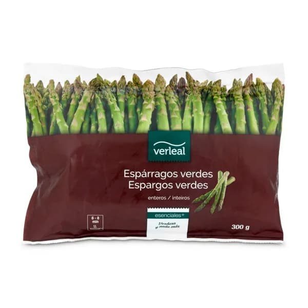 Espárragos verdes Verleal bolsa 300 g - 1 ud - Imagen del producto en Findit