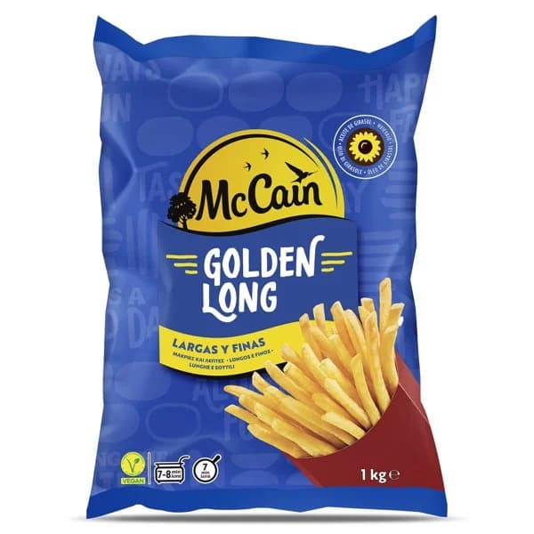 Patatas fritas golden long McCain bolsa 1 Kg - 1 kg - Imagen del producto en Findit