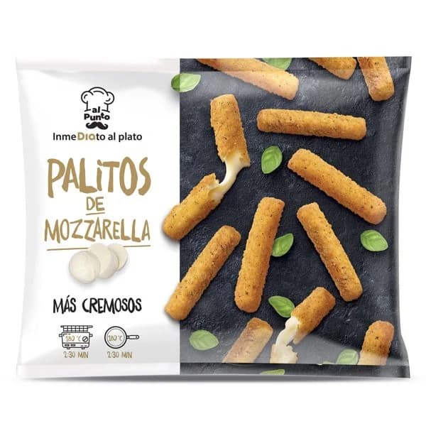 Palitos de mozzarella  Al Punto Dia bolsa 300 g - 0.3 kg - Imagen del producto en Findit