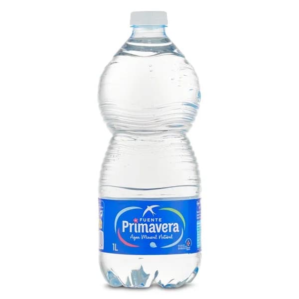 Agua mineral natural Fuente primavera botella 1 l - 1 l - Imagen del producto en Findit