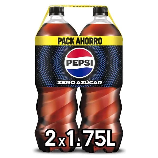 Refresco de cola zero azúcar Pepsi botella 2 x 1.75 l - 3.5 l - Imagen del producto en Findit