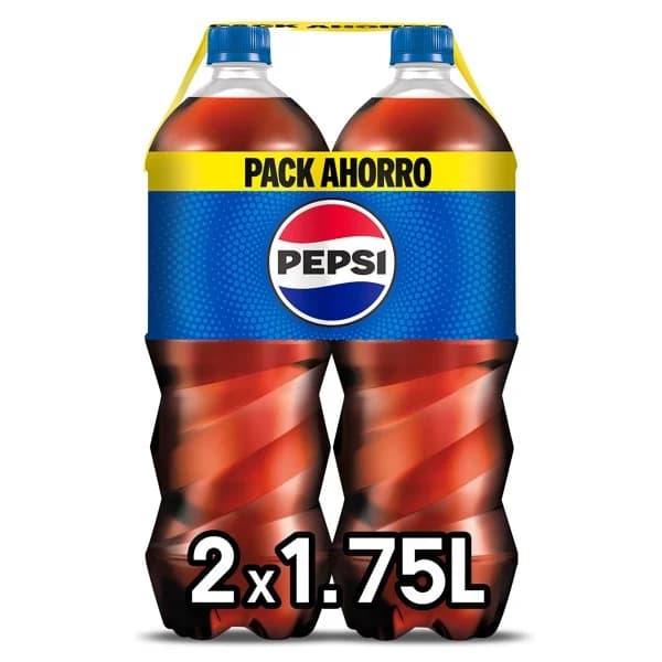 Refresco de cola clásica Pepsi botella 2 x 1.75 l - 3.5 l - Imagen del producto en Findit