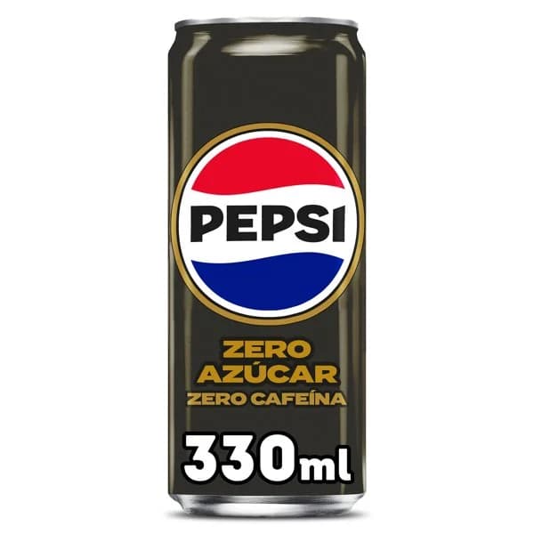 Refresco de cola zero azúcar zero cafeína Pepsi lata 33 cl - 0.33 l - Imagen del producto en Findit
