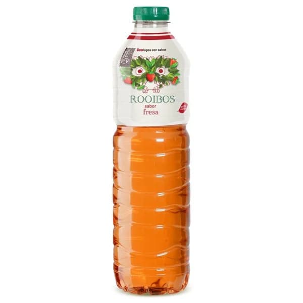 Refresco de té rooibos sabor fresa bajo en calorías Tetería de Dia botella 1.5 l - 1 ud - Imagen del producto en Findit
