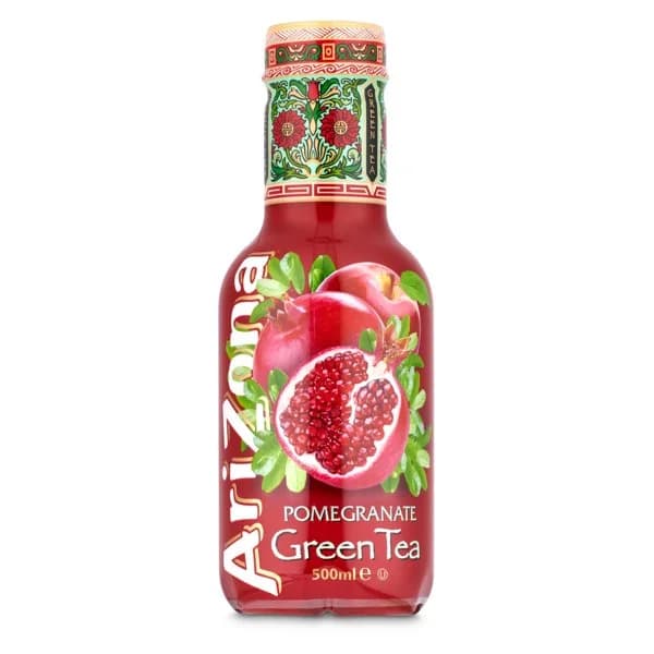 Refresco de té verde con granada Arizona botella 50 cl - 1 ud - Imagen del producto en Findit
