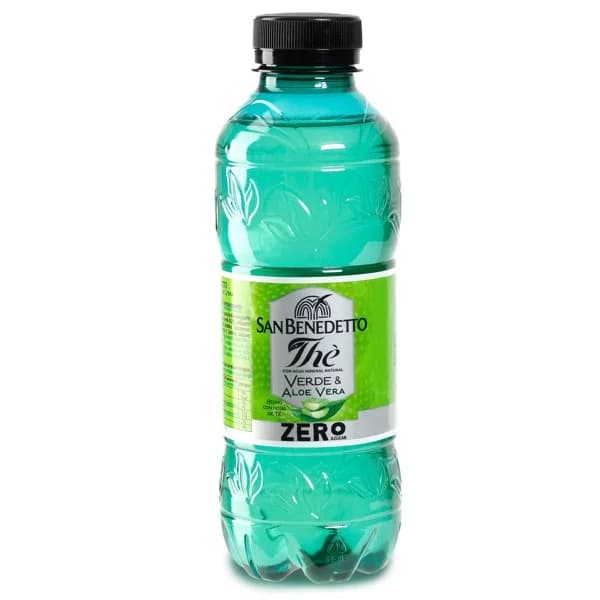 Refresco de té verde con aloe vera zero San Benedetto botella 50 cl - 0.5 ud - Imagen del producto en Findit