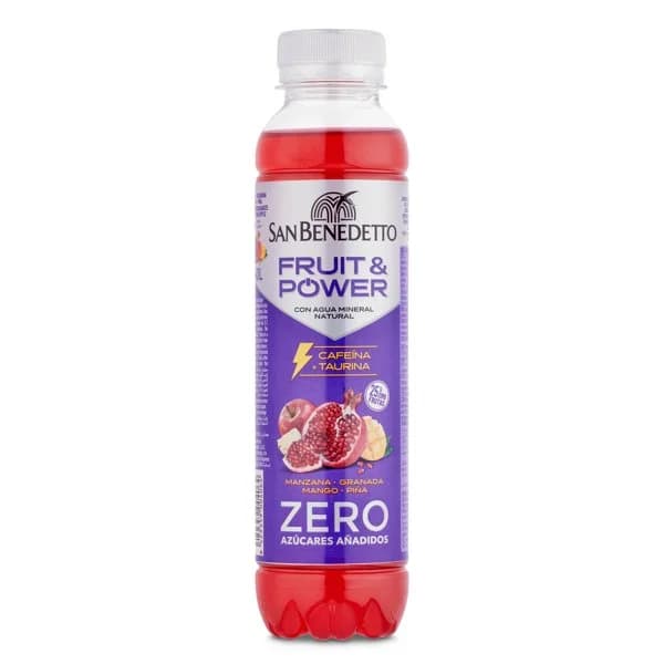 Bebida energética fruit & power San Benedetto botella 400 ml - 1 ud - Imagen del producto en Findit