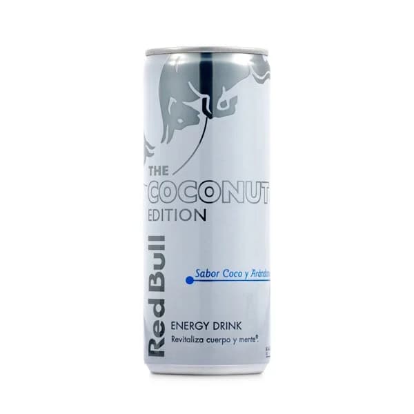Bebida energética sabor coco y arándanos Red bull lata 250 ml - 0.25 l - Imagen del producto en Findit