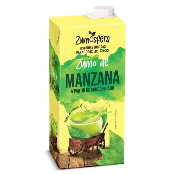 Zumo de manzana 100% Zumosfera de Dia brik 1 l - 1 l - Imagen del producto en Findit